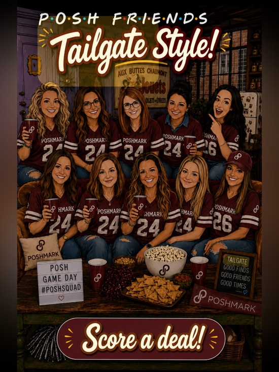 Other - POSH FRIENDS!! Tailgate style🏈☀️